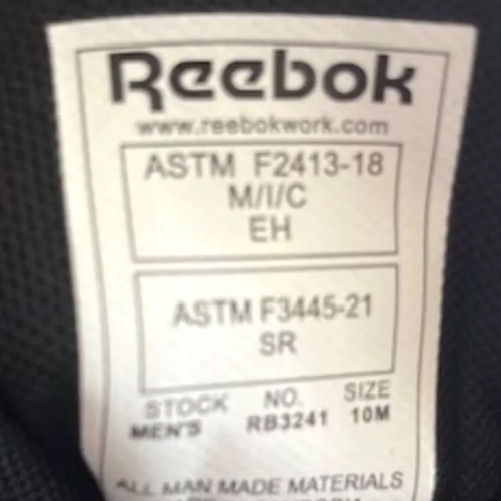 Reebok Levante 2 Men's Work Shoes Composite Toe SZ 10 M. NEW